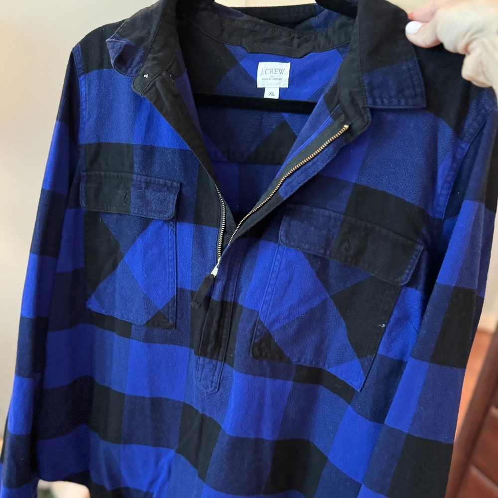 J.Crew Quarter Zip Shacket